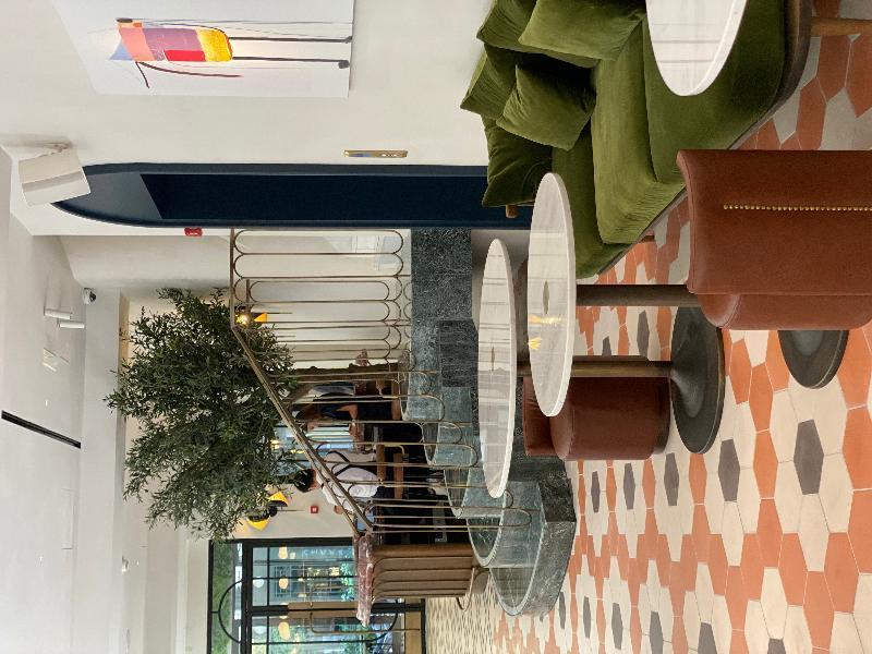 Gatsby Athens Hotel Bagian luar foto The interior of the restaurant